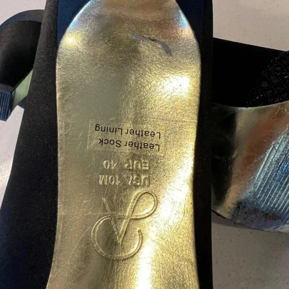 Adrianna Papell Black Peep Toe Heels - Picture 16 of 16